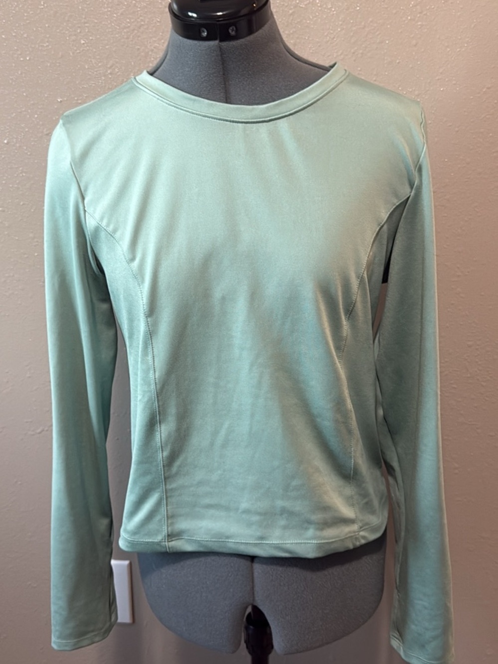 Victoria's Secret Mint Green Long-Sleeve Tee
